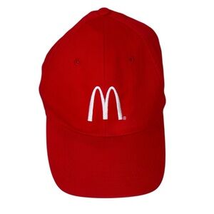 McDonald's Los Angeles Angels Baseball Red Hat Strap Back Cap